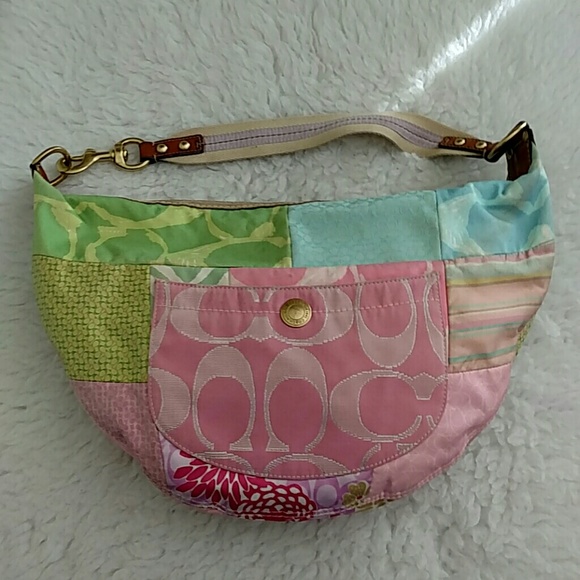 Coach Hobo Patchwork Pastels purse